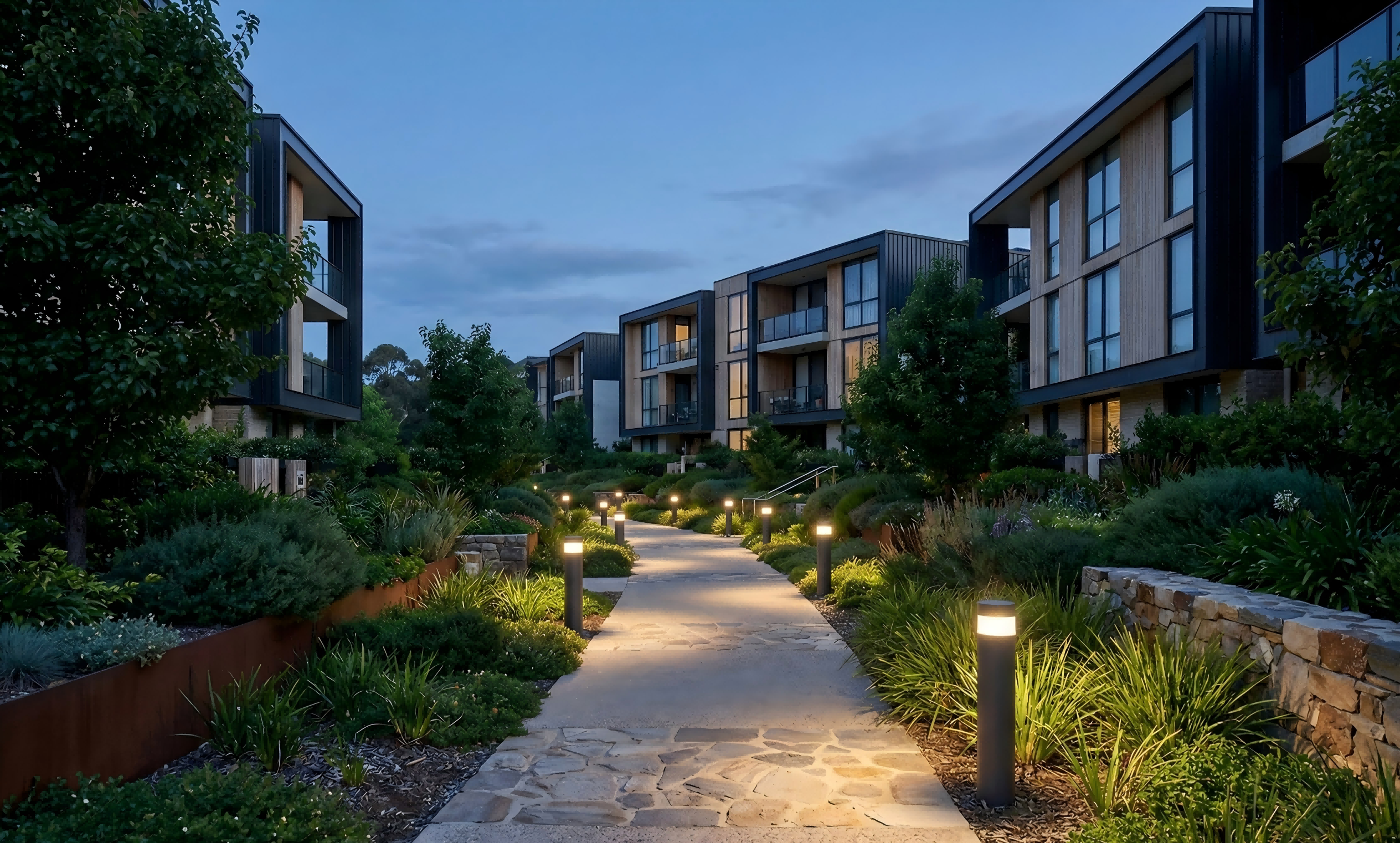 حلول إنارة بولارد للمشاريع الخارجية