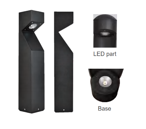 SPE-DC048 decorative design LED bollard light