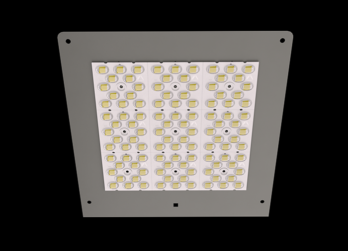 High luminous efficacy 150lm/W SMD LED optical board for solar lamp