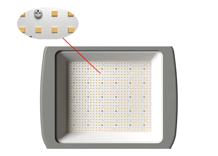 High efficiency 2835 SMD LED matrix array with Driver-on-Board light source for floodlight