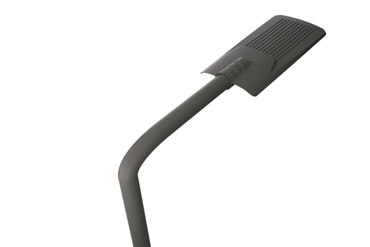 Driver on board linear IC street light with ultra slim die cast aluminum heatsink