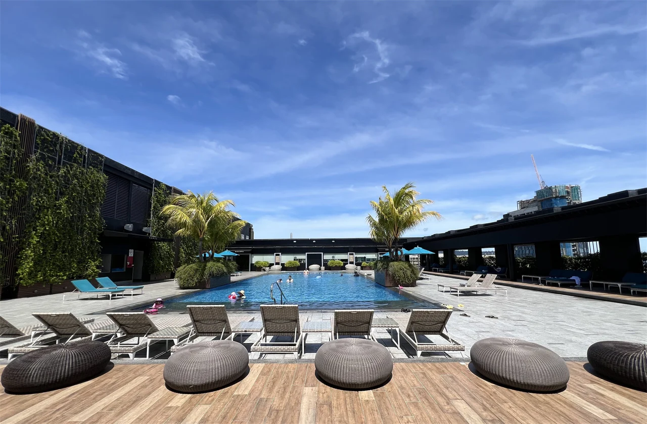 Hilton Hotel Resort Outdoor Flood Lighting in Sabah
