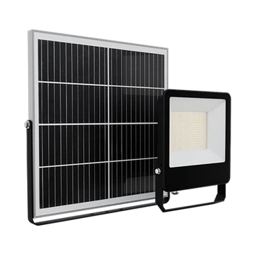 Slim separate monocrystalline solar LED flood light with microwave motion sensor PE-2109SL